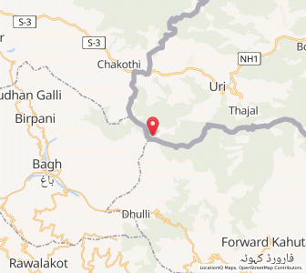 Map of Raje ka Bazar, Kashmir