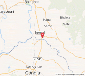 Map of Rajegaon, Madhya Pradesh