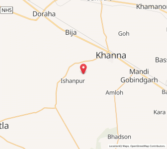 Map of Rajewal, Punjab