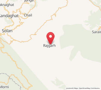 Map of Rajgarh, Himachal Pradesh