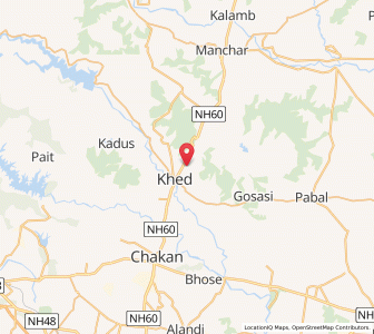 Map of Rajgurunagar, Maharashtra