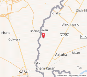 Map of Rajoke, Punjab