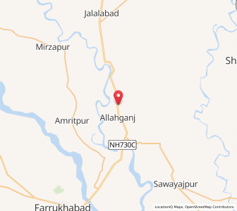 Map of Rajpur Kurana, Uttar Pradesh