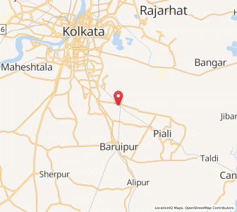 Map of Rajpur Sonarpur, West Bengal