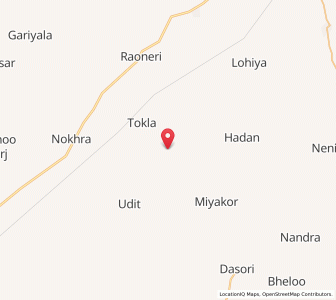 Map of Raju ki Dhani, Rajasthan