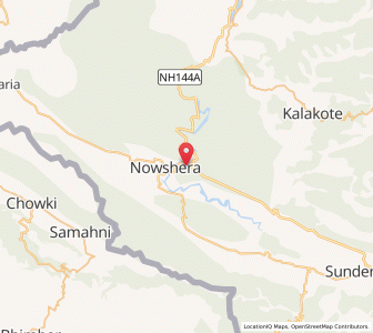 Map of Raju, Kashmir