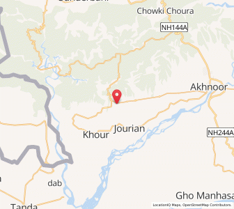 Map of Rajwal, Kashmir