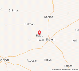 Map of Rajwas, Rajasthan