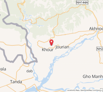 Map of Rakh Maial, Kashmir