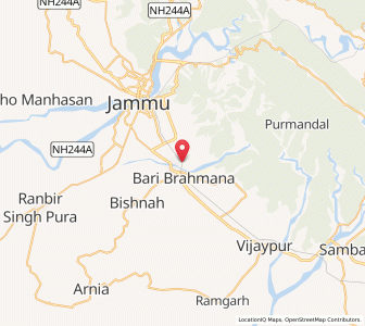 Map of Rakh Rajpur, Kashmir