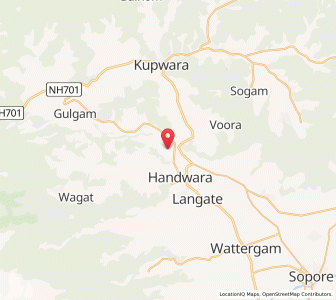 Map of Rakh Shehalhal, Kashmir