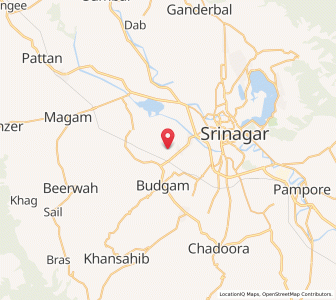 Map of Rakhhakarmula, Kashmir
