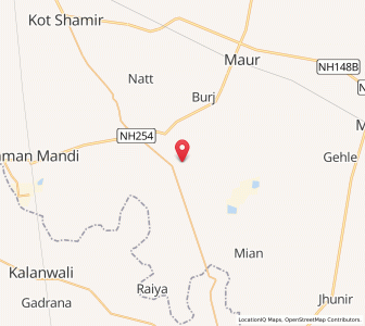 Map of Ram Tirath Jaga, Punjab