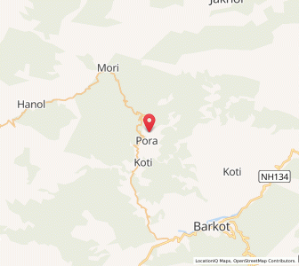 Map of Rama, Uttarakhand