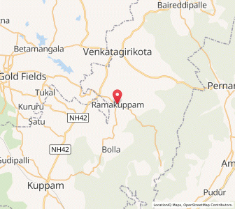 Map of Ramakuppam, Andhra Pradesh