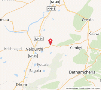 Map of Ramallakota, Andhra Pradesh
