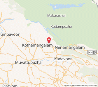 Map of Ramallur, Kerala