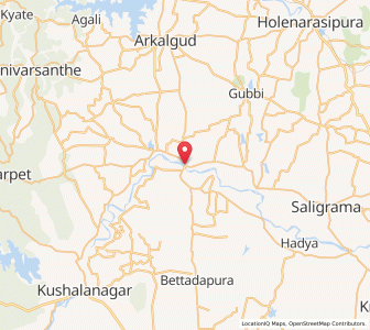 Map of Ramanathpura, Karnataka