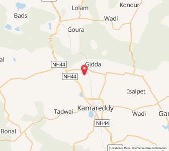 Map of Ramareddi, Andhra Pradesh