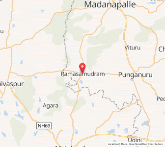 Map of Ramasamudram, Andhra Pradesh