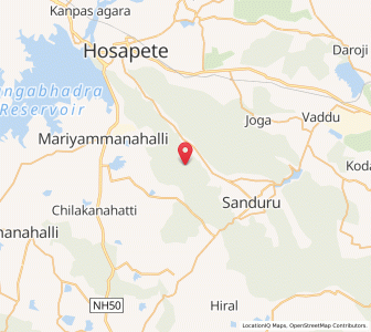 Map of Ramgad, Karnataka