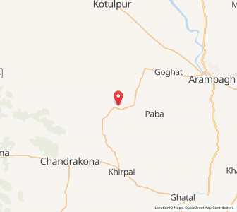 Map of Ramjibanpur, West Bengal