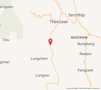 Map of Ramlaitui, Mizoram