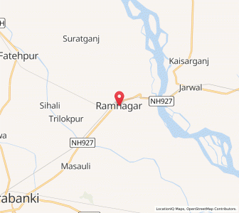 Map of Rāmnagar, Uttar Pradesh