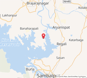 Map of Rampella, Odisha