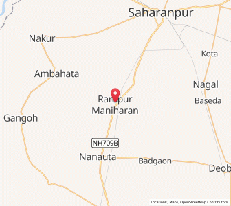 Map of Rāmpur, Uttar Pradesh