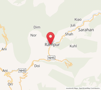 Map of Rampur, Kashmir