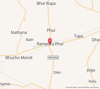 Map of Rampura Mandi, Punjab