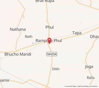 Map of Rampura, Punjab