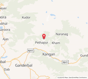 Map of Ramradhan, Kashmir