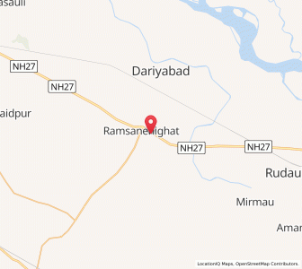 Map of Ramsanehighat, Uttar Pradesh
