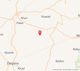 Map of Ramsia, Rajasthan