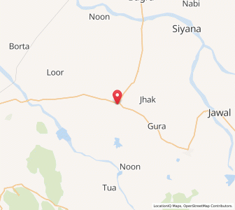 Map of Ramsin, Rajasthan