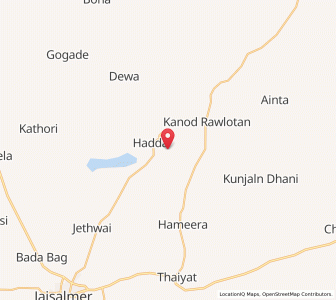 Map of Rana, Rajasthan