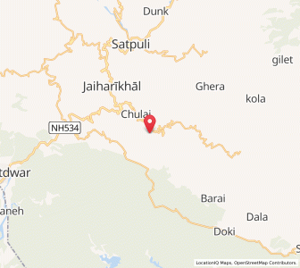Map of Ranakot, Uttarakhand