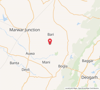 Map of Ranawas, Rajasthan
