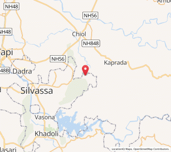 Map of Randha Moti, Dadra and Nagar Haveli