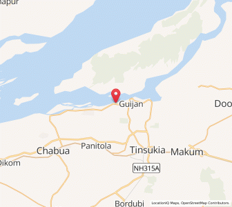 Map of Rangagora, Assam