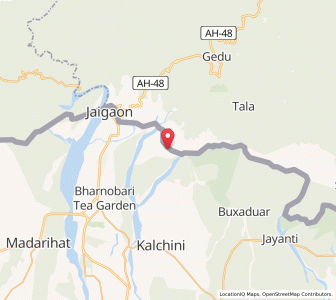 Map of Rangamati, West Bengal
