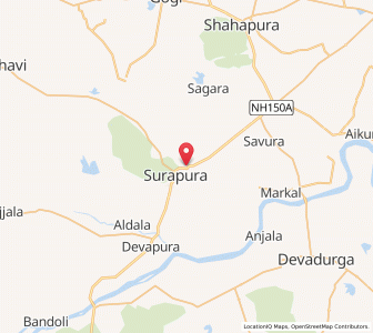 Map of Rangampet, Karnataka