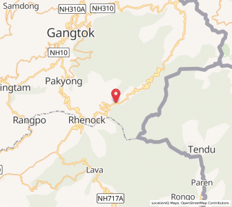Map of Rangli, Sikkim