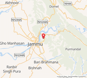 Map of Rangura, Kashmir