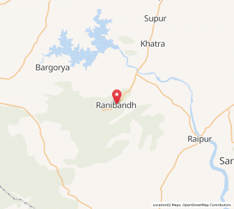 Map of Ranibandh, West Bengal