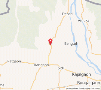 Map of Ranikhata, Assam