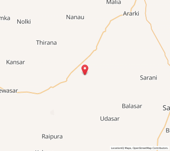 Map of Ranisar, Rajasthan