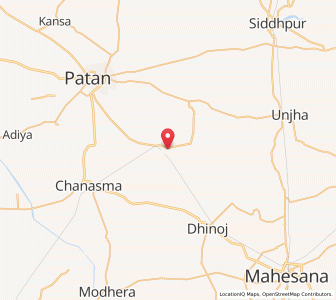 Map of Ranuj, Gujarat